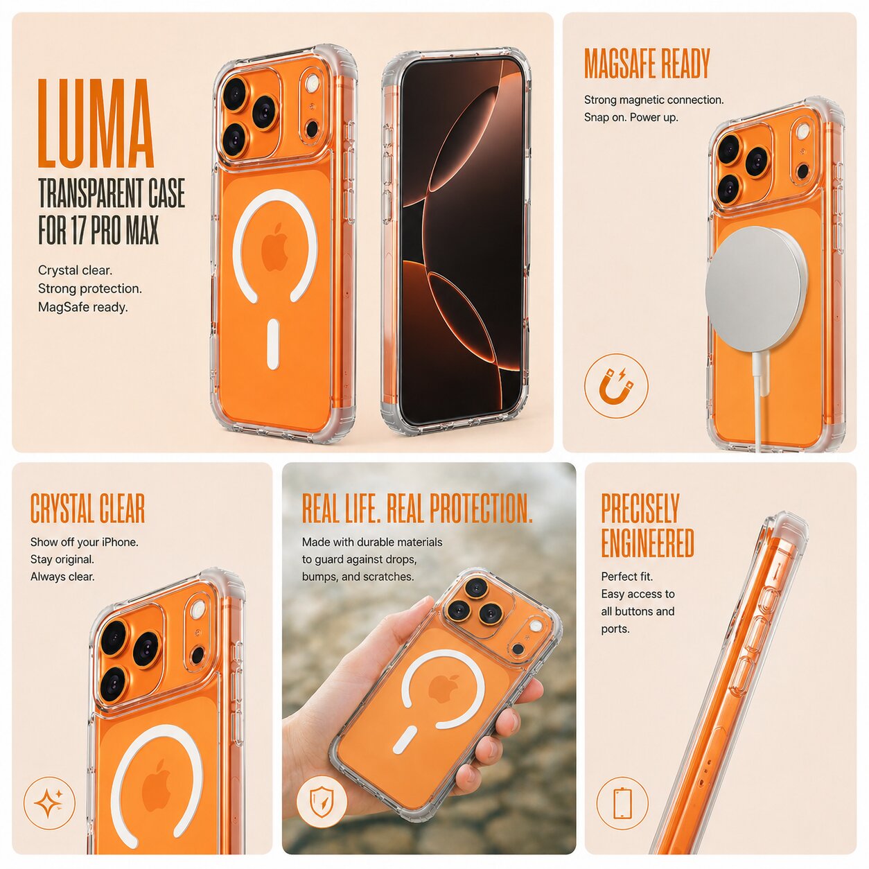 Luma Transparent Case - iPhone 17 Pro Max