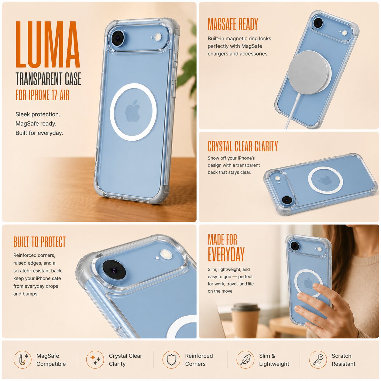 Luma Transparent Case - iPhone 17 Air