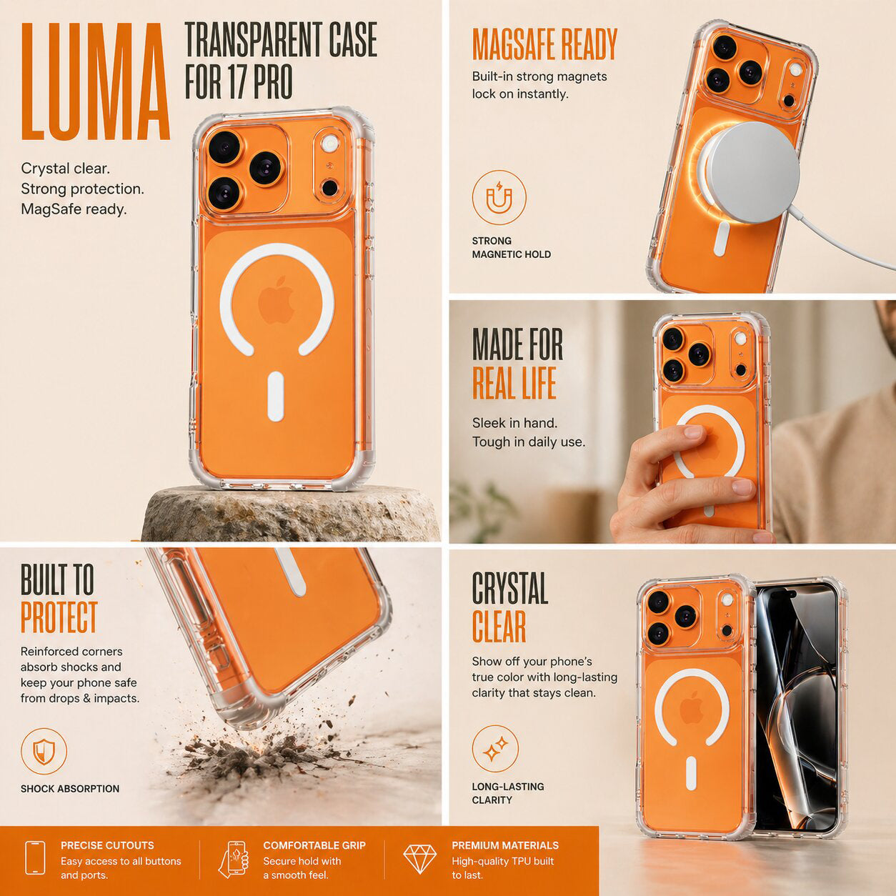 Luma Transparent Case - iPhone 17 Pro
