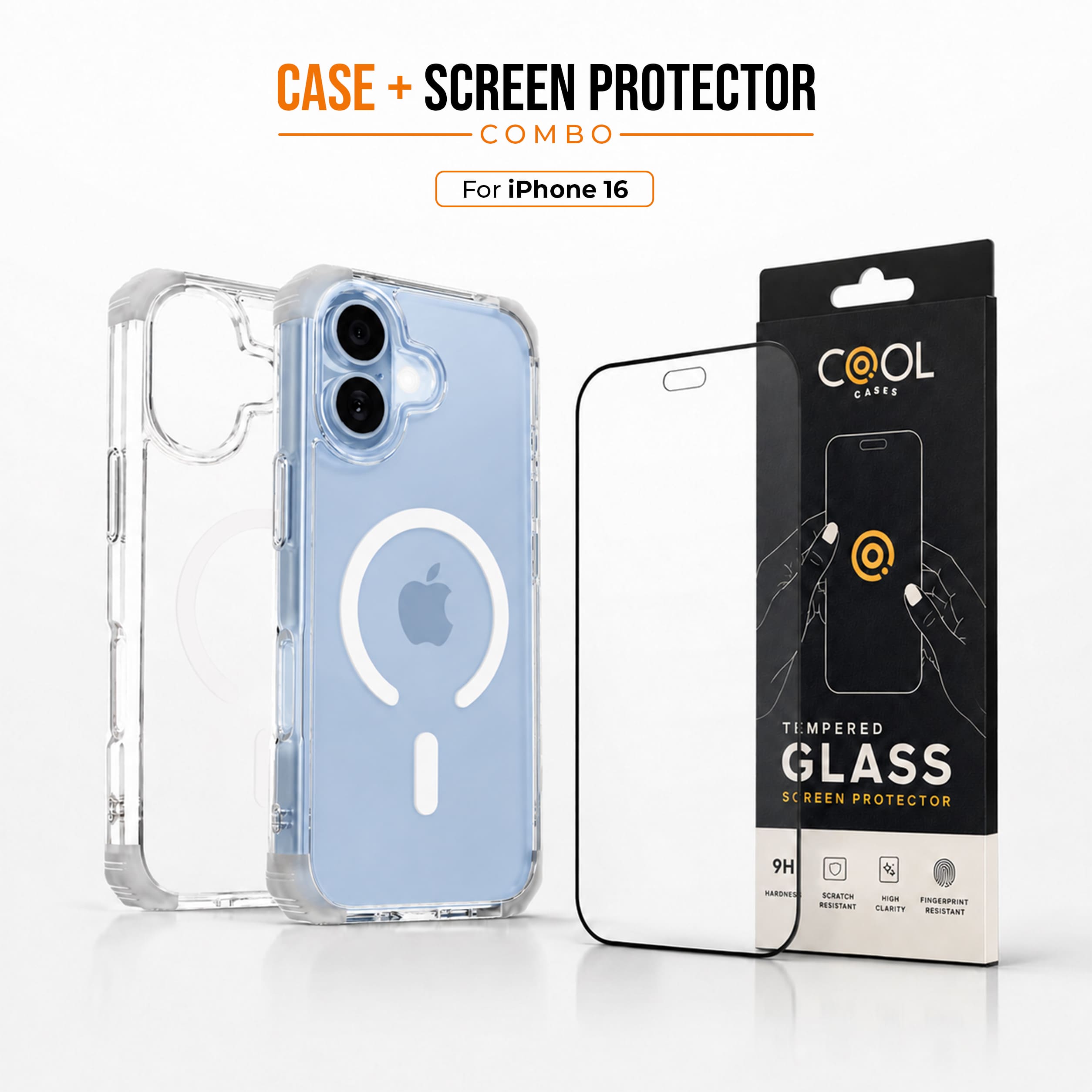 Luma + Tempered Glass Combo - iPhone 16