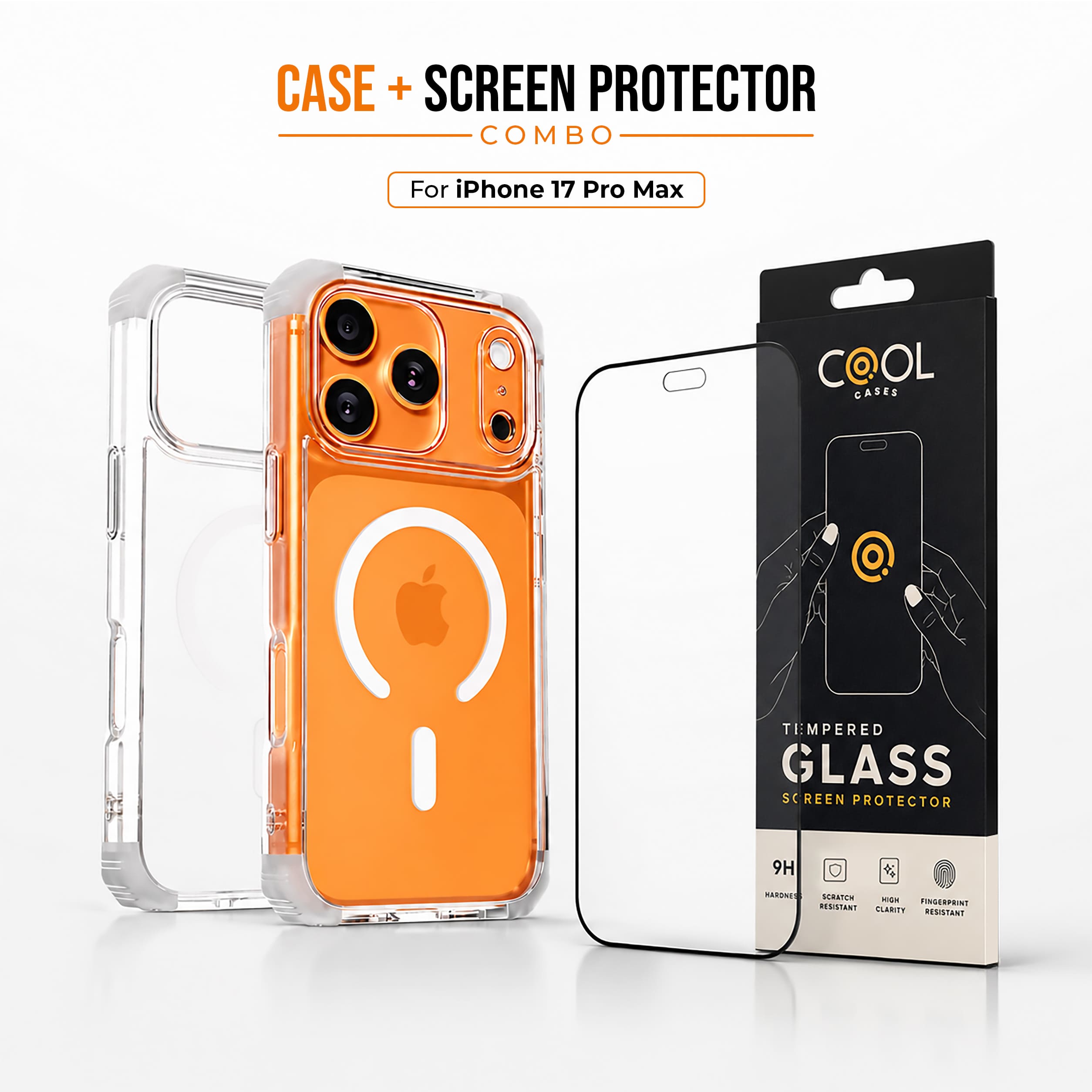 Luma Transparent Case + Screen Protector Combo - iPhone 17 Pro Max