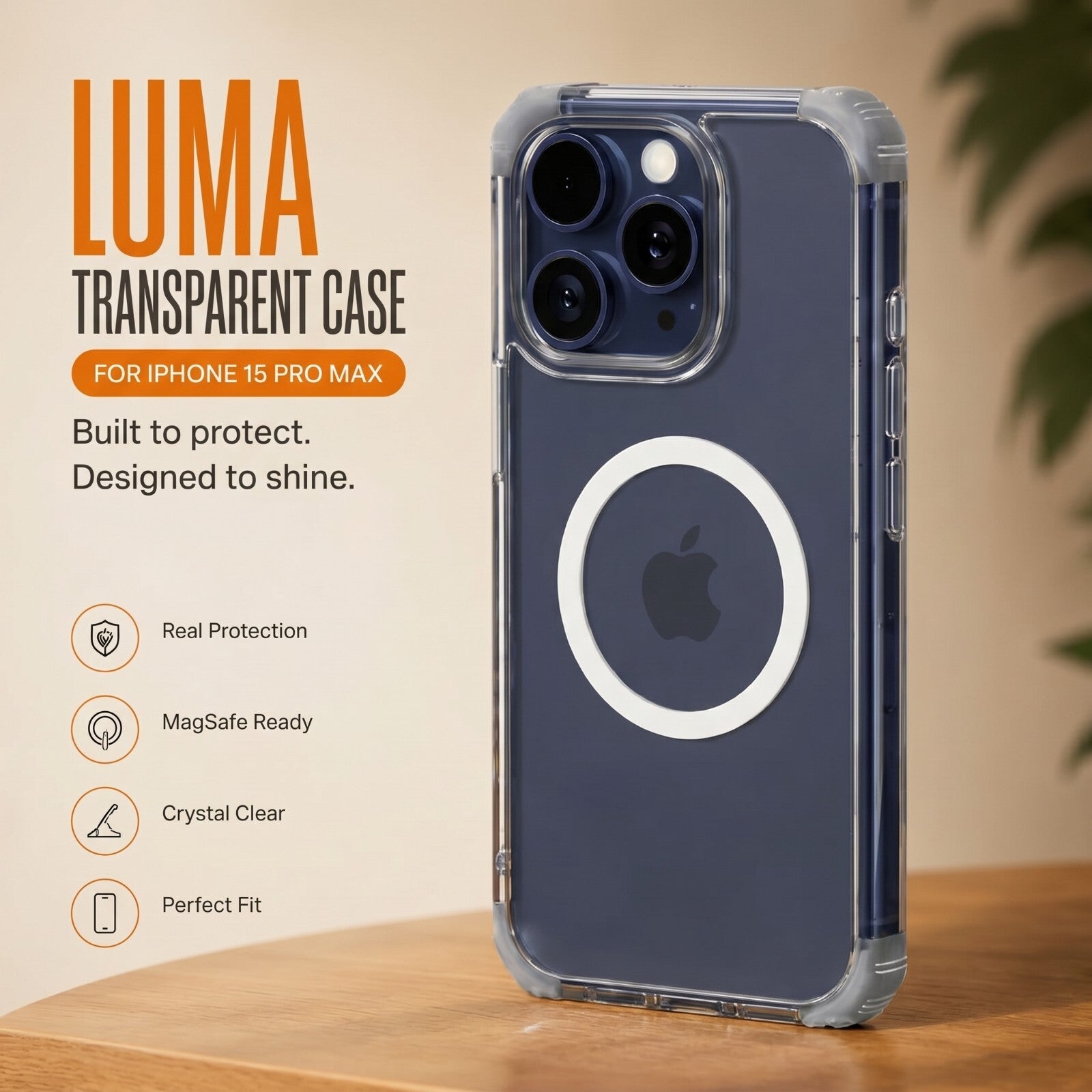 Luma Transparent Case - iPhone 15 Pro Max