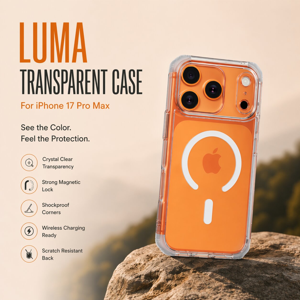 Luma Transparent Case - iPhone 17 Pro Max