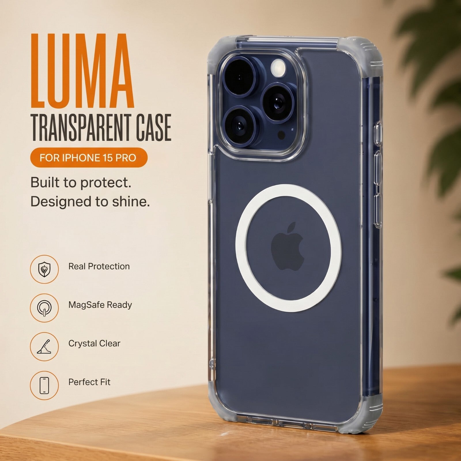Luma Transparent Case - iPhone 15 Pro