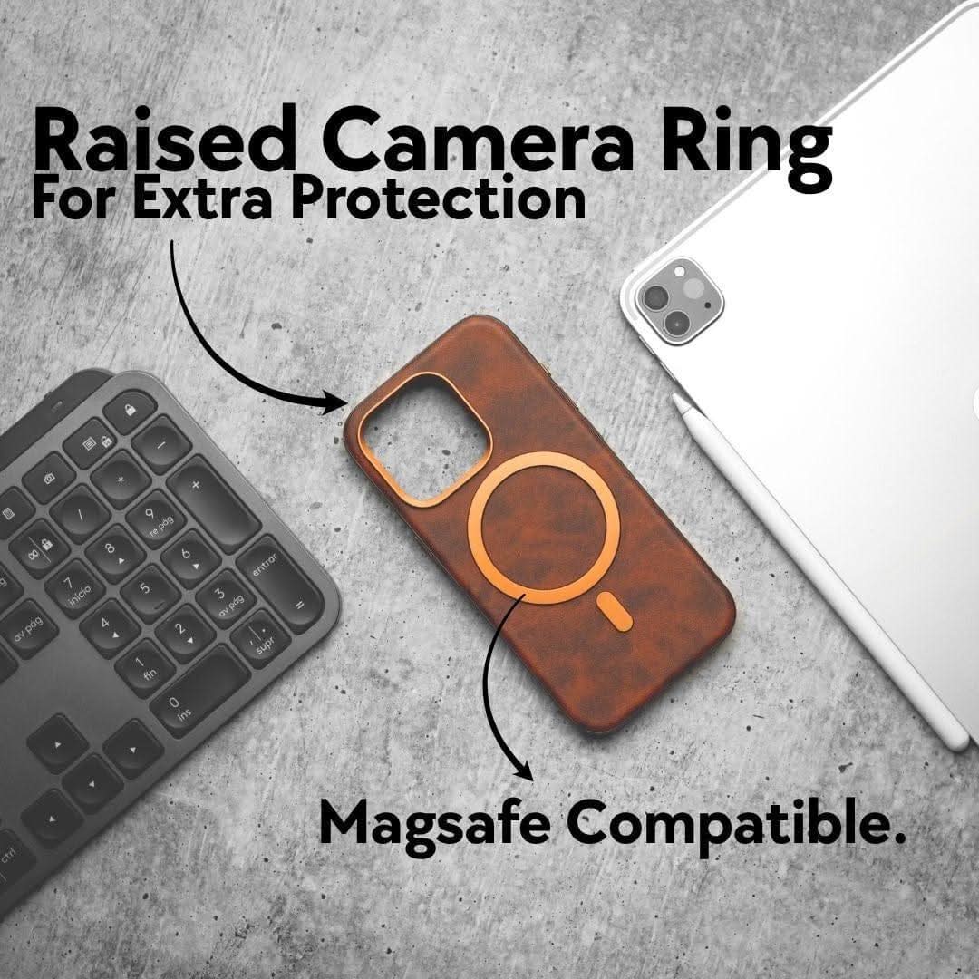 Handcrafted Leather Back Cover for iPhone