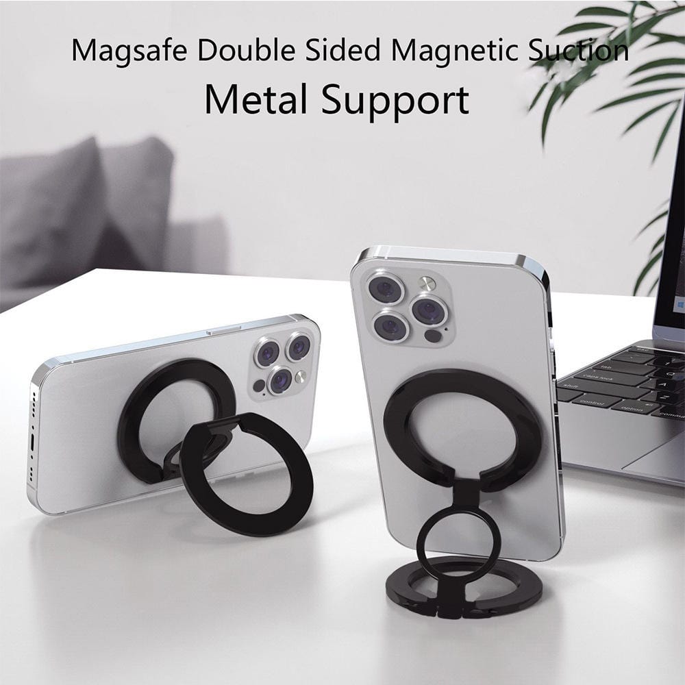 The HALO | Premium Aluminum Phone Stand | Compatible with all Phones | N52 Magnet