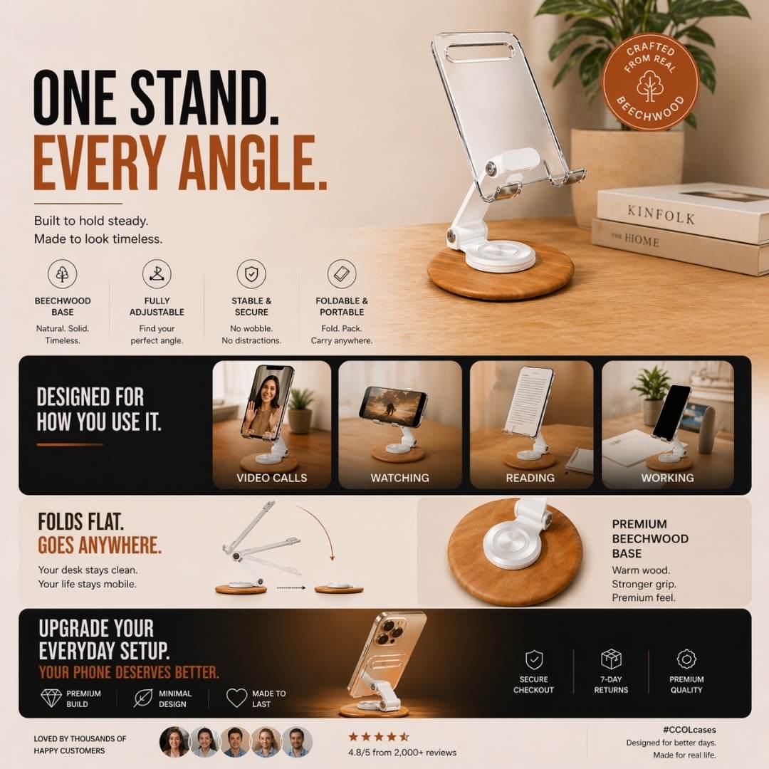 The Beechwood Phone Stand (Exclusive)