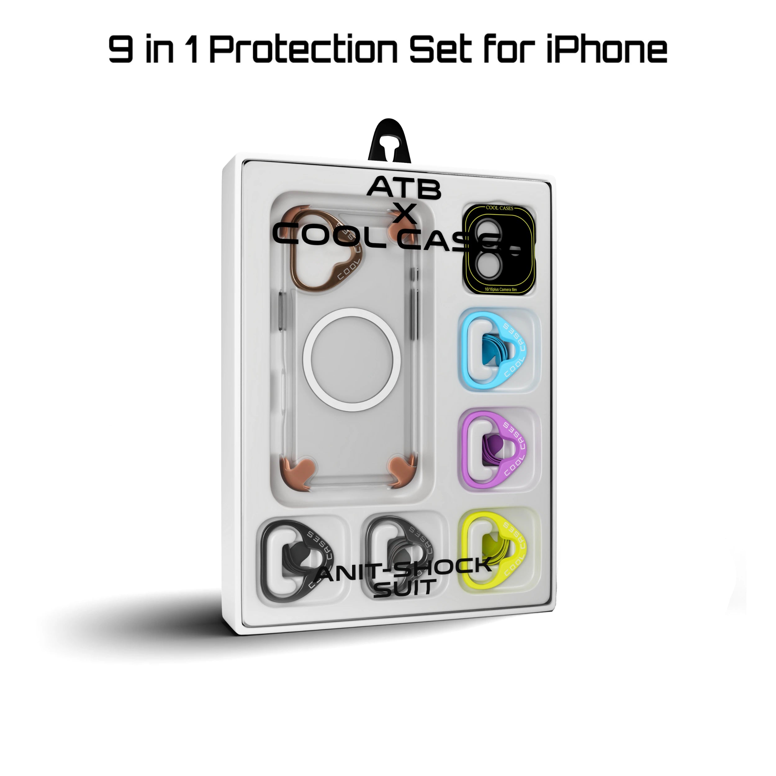 ATB x CoolCases | 9-in-1 Protection Set for iPhone
