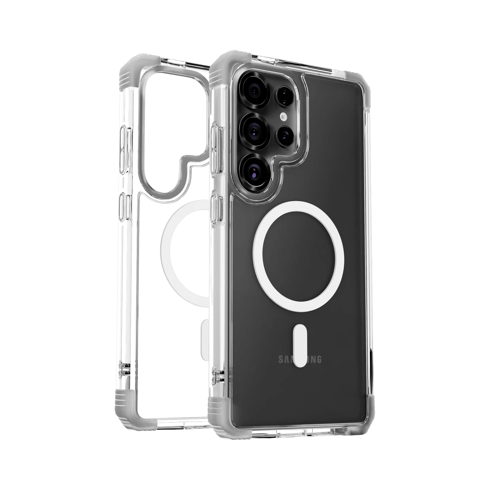 Samsung Galaxy S25 Ultra — Luma Transparent Case 3D view