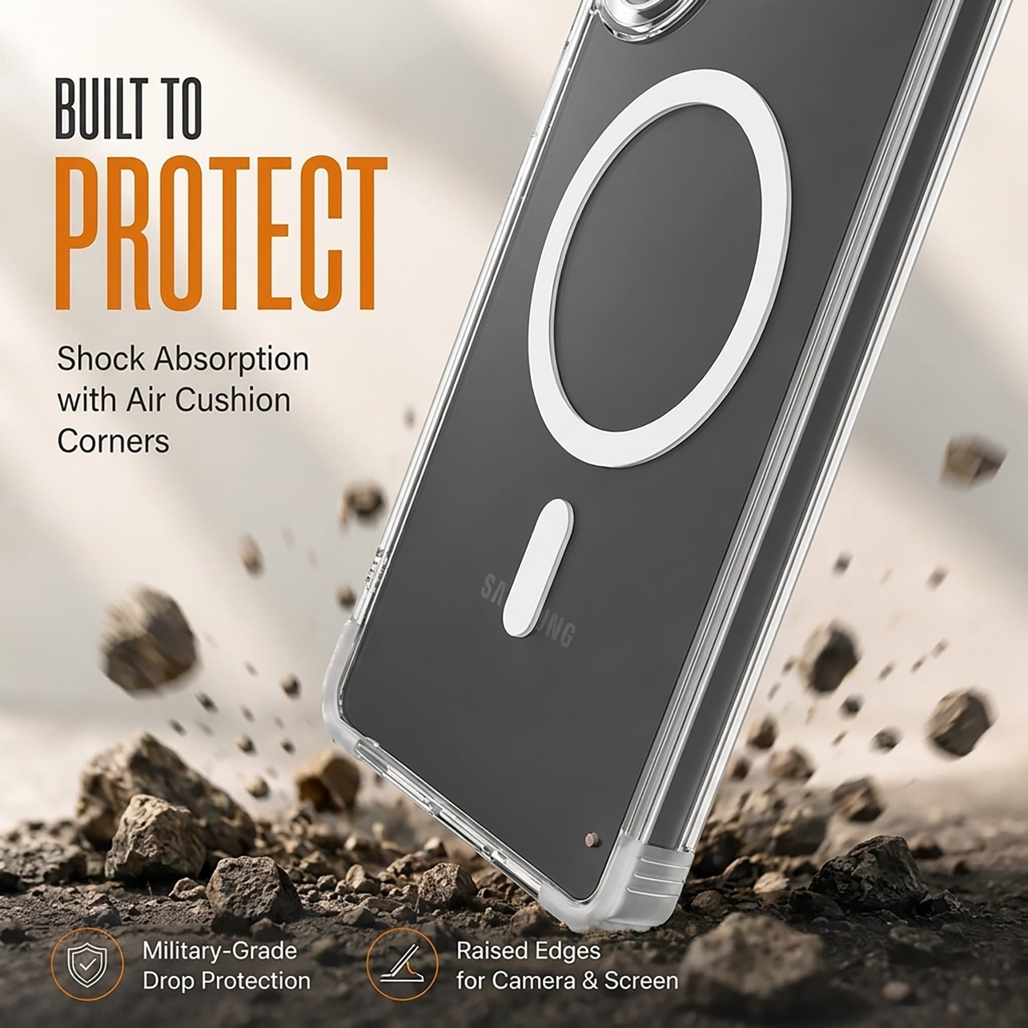 Samsung Galaxy S25 Edge — Luma Transparent Case (2)