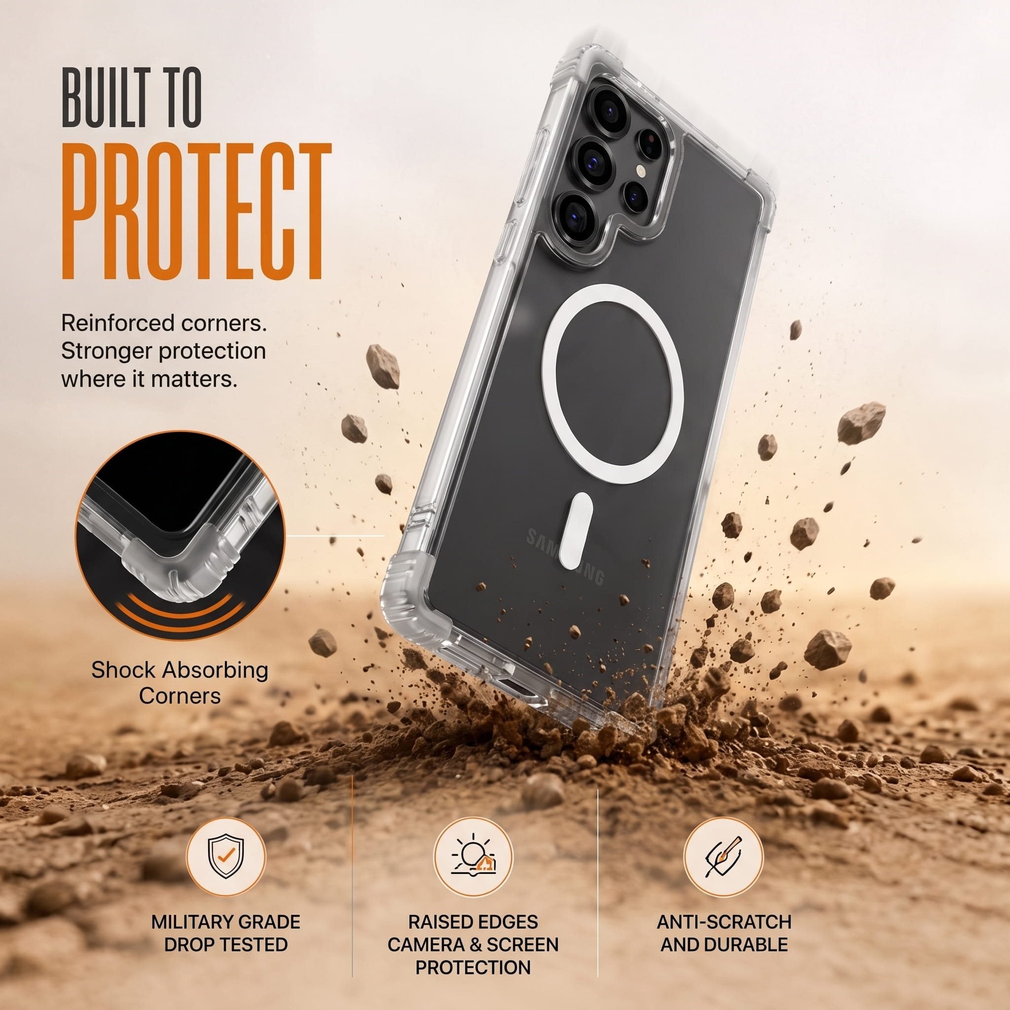 Samsung Galaxy S25 Ultra — Luma Transparent Case (4)