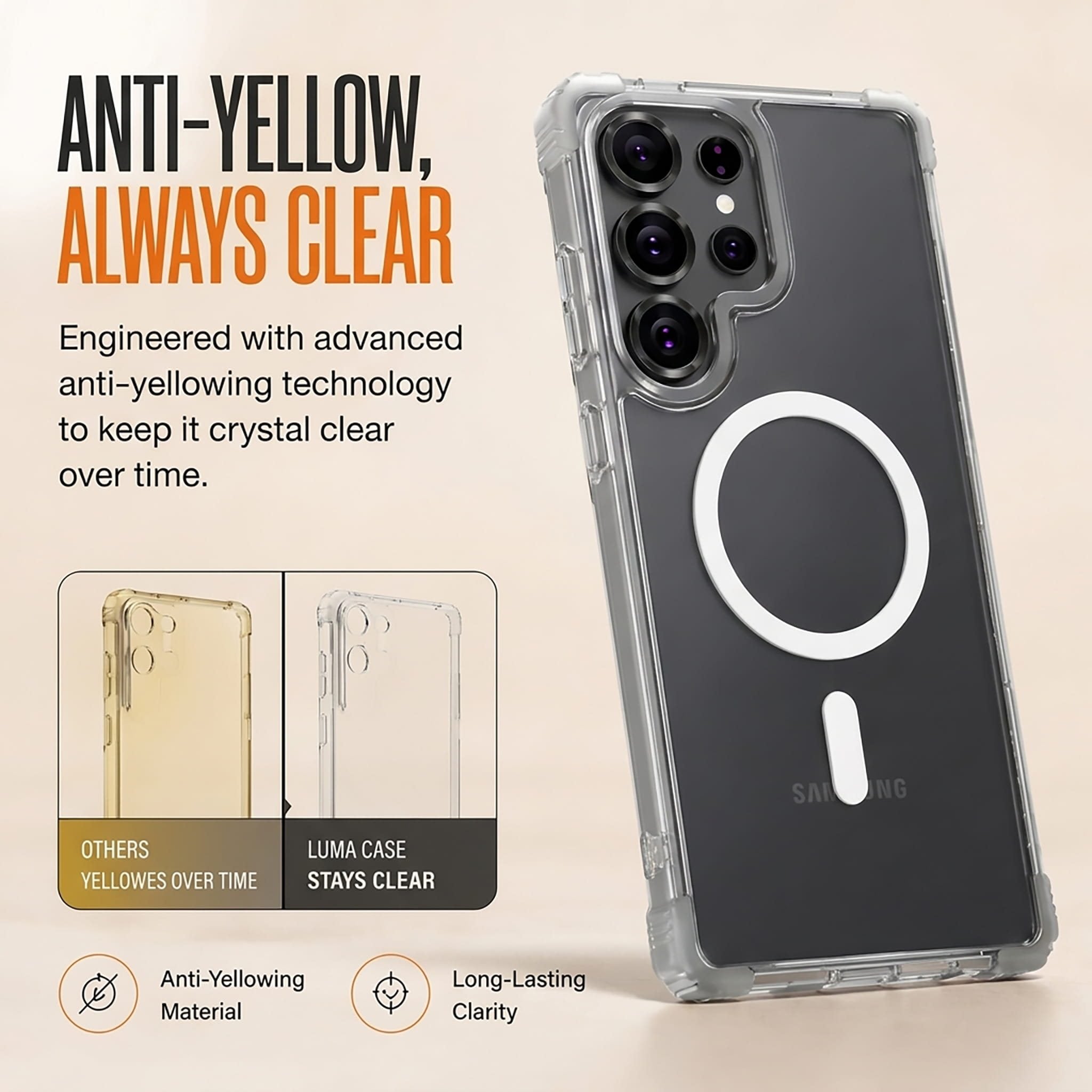Samsung Galaxy S25 Ultra — Luma Transparent Case (10)