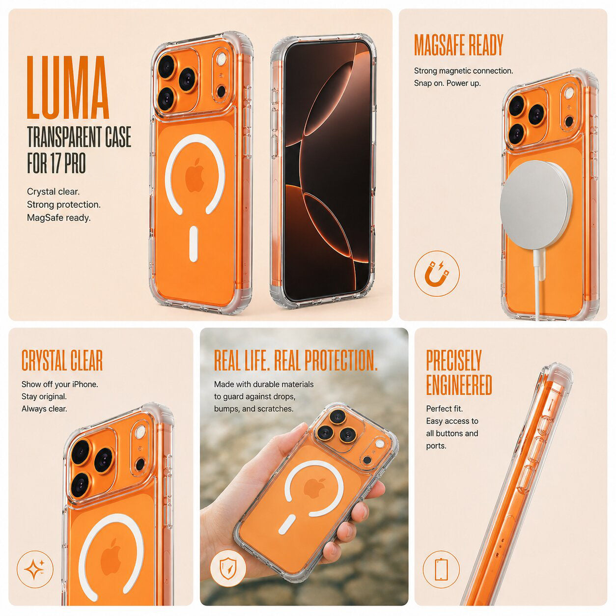 Luma Transparent Case - iPhone 17 Pro