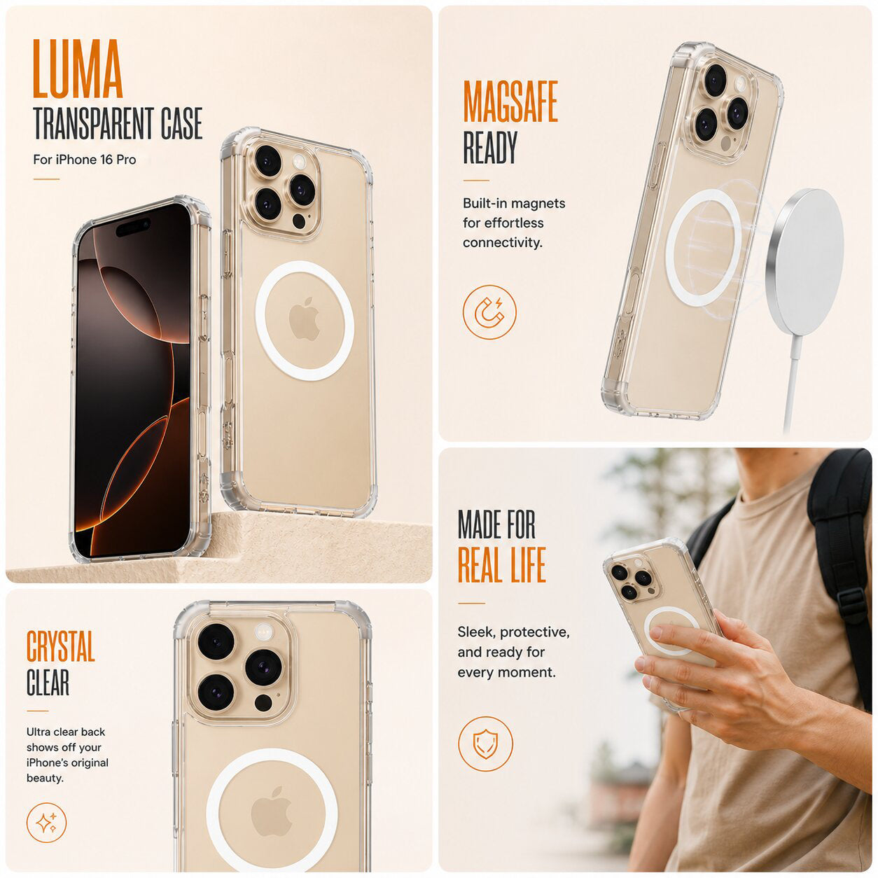 Luma Transparent Case - iPhone 16 Pro