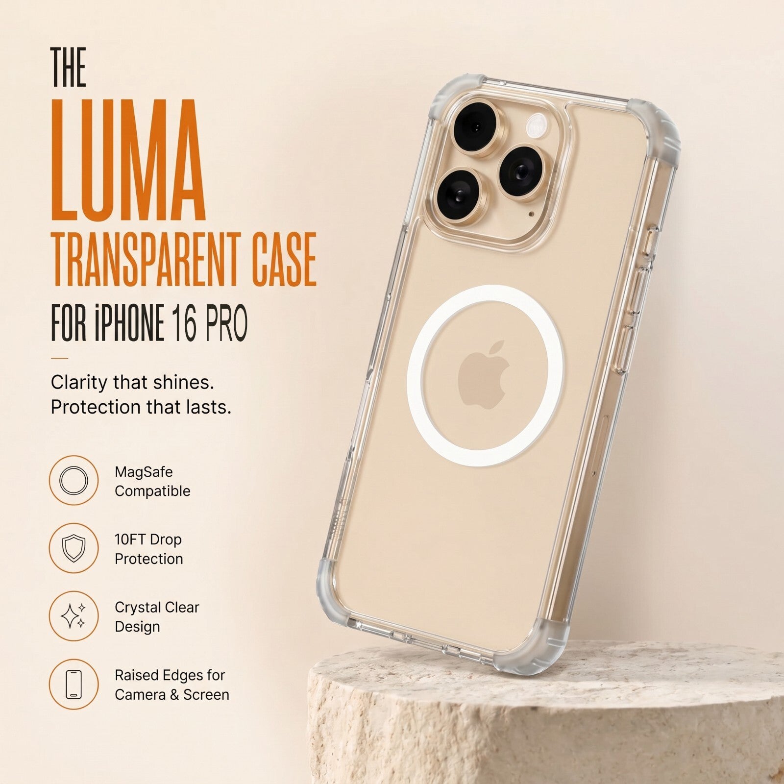 Luma Transparent Case - iPhone 16 Pro