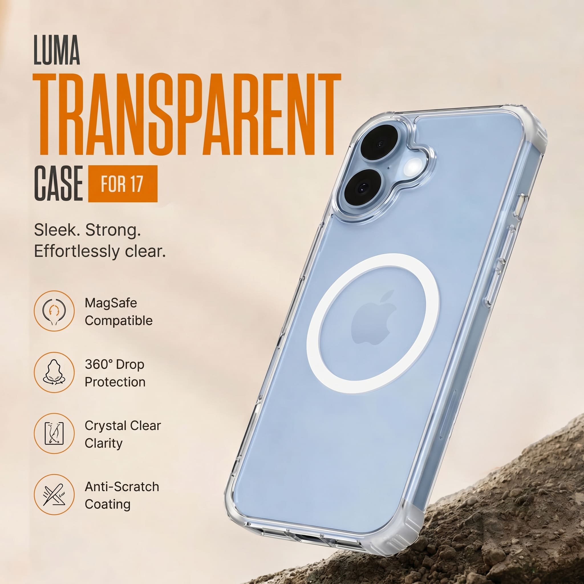 Luma Transparent Case - iPhone 17