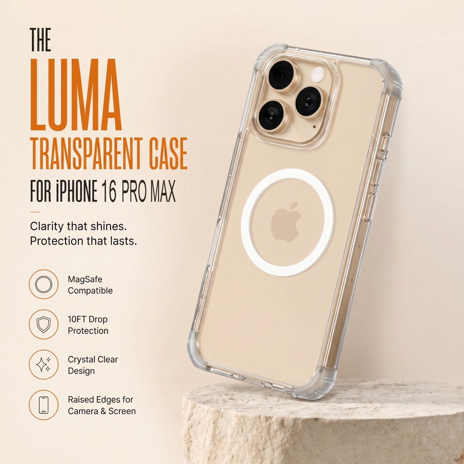 Luma Transparent Case - iPhone 16 Pro Max