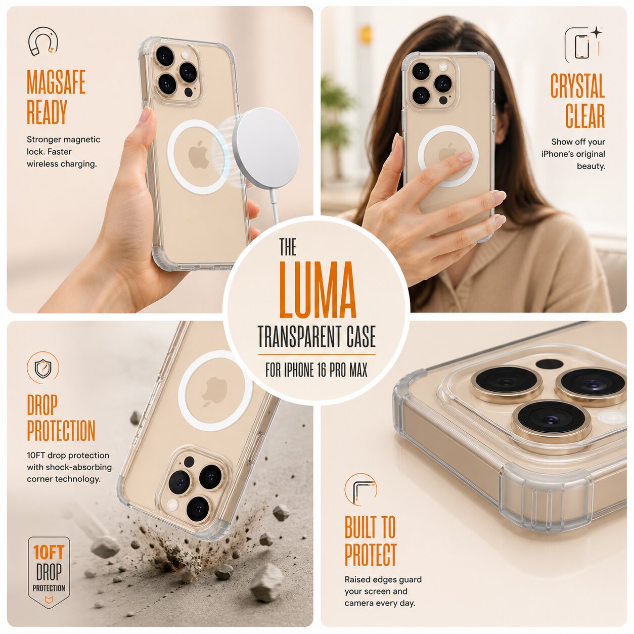 Luma Transparent Case - iPhone 16 Pro