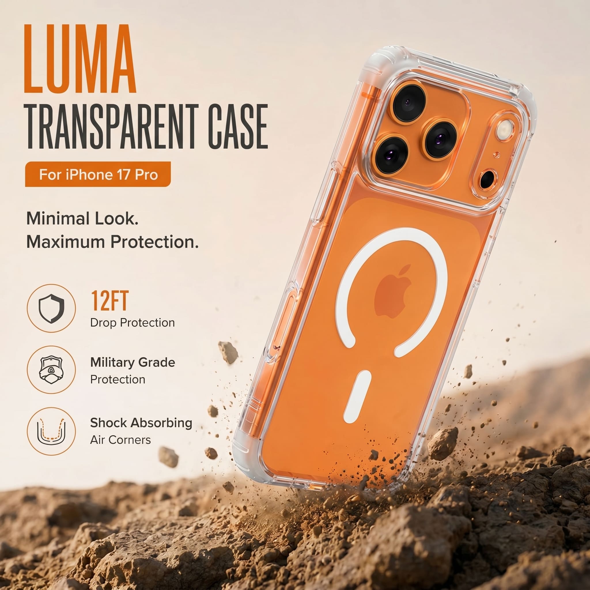 Luma Transparent Case - iPhone 17 Pro