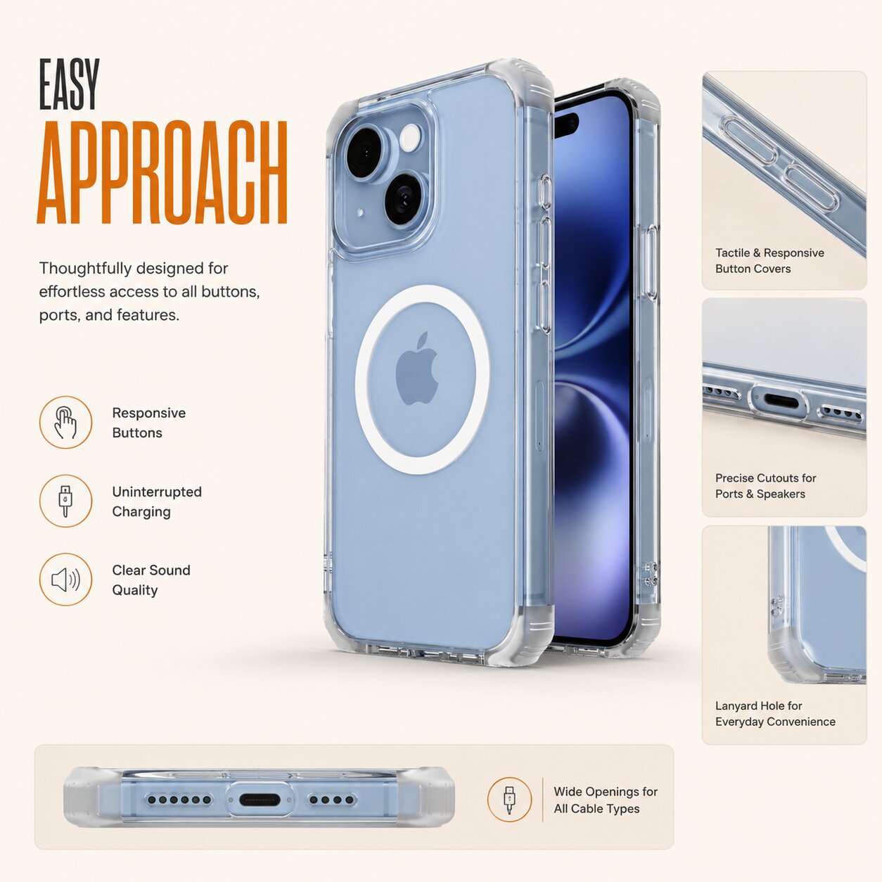 Luma Transparent Case - iPhone 15