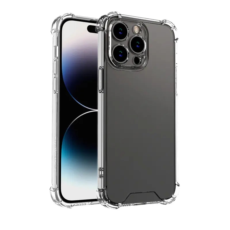 Transparent Bounce Case with 4-Corners Protection for iPhone