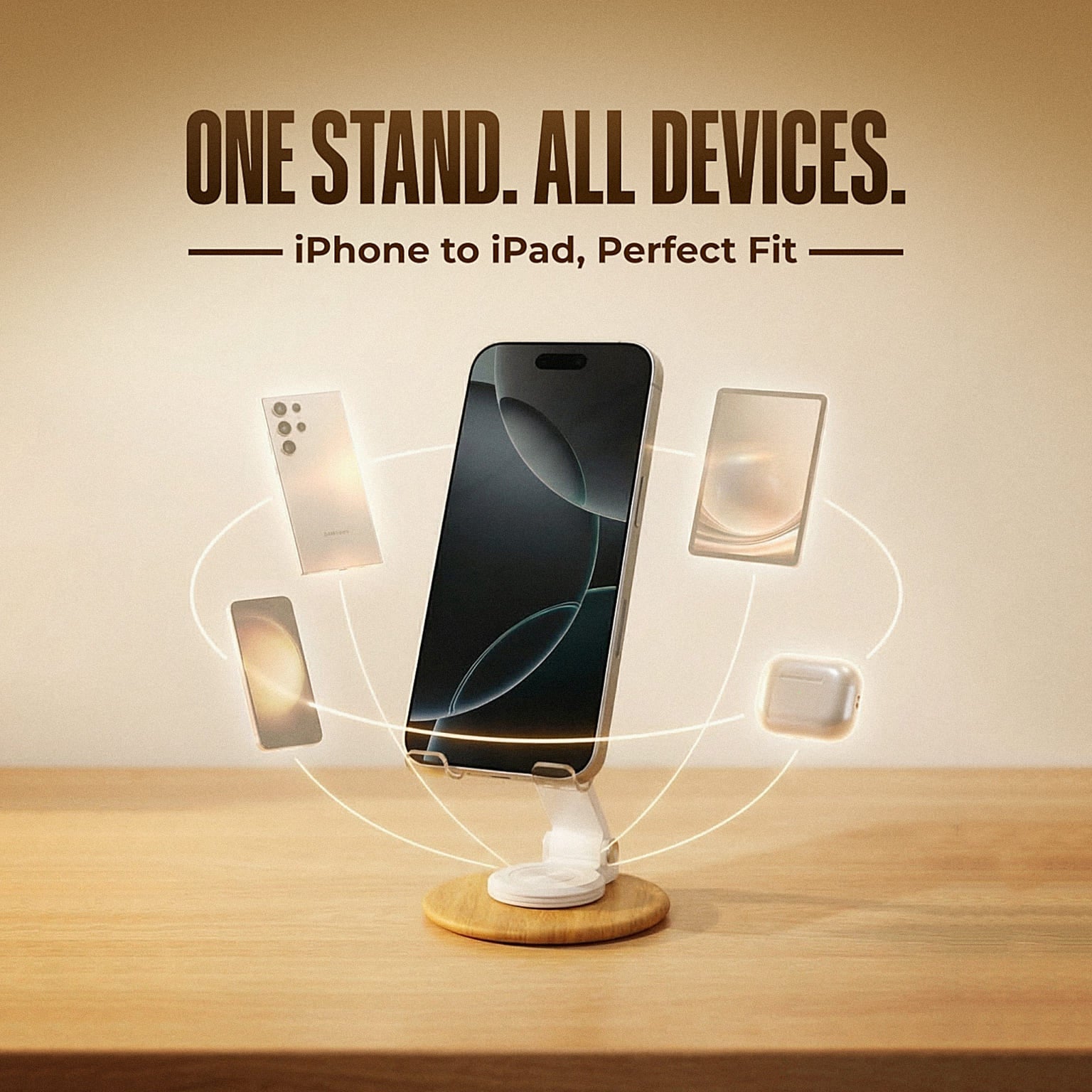 The Beechwood Phone Stand (Exclusive)