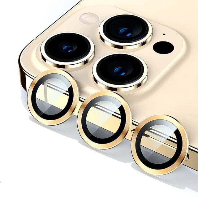 CoolCases iPhone 14 Pro / 14 Pro Max / Gold Camera Lens Protector