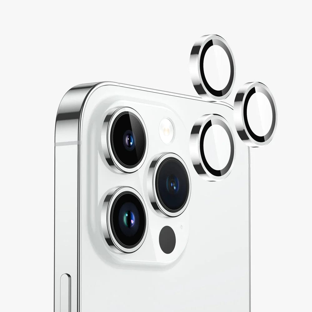 CoolCases iPhone 14 Pro / 14 Pro Max / Silver Camera Lens Protector