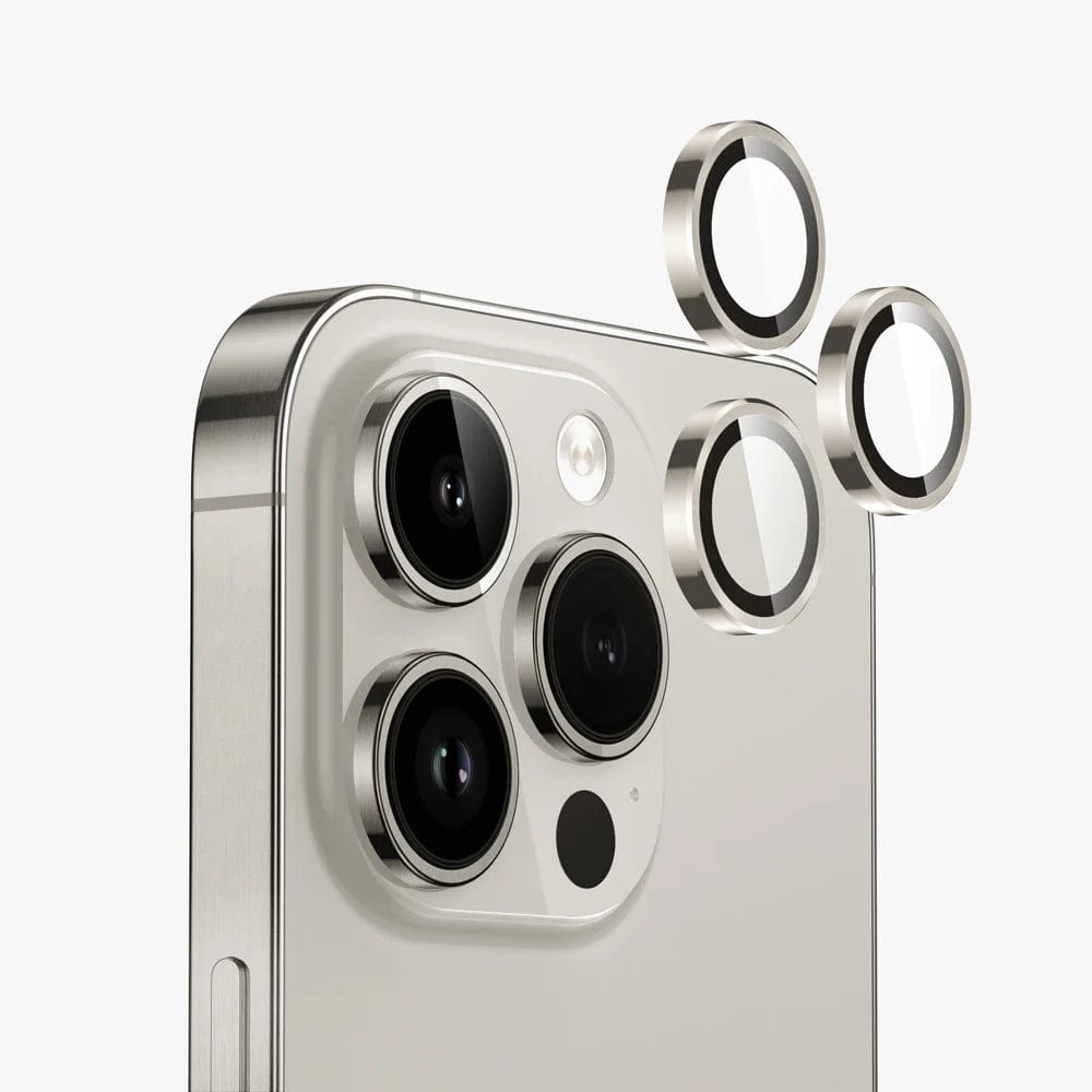 CoolCases iPhone 15 Pro / 15 Pro Max / Natural Titanium Camera Lens Protector