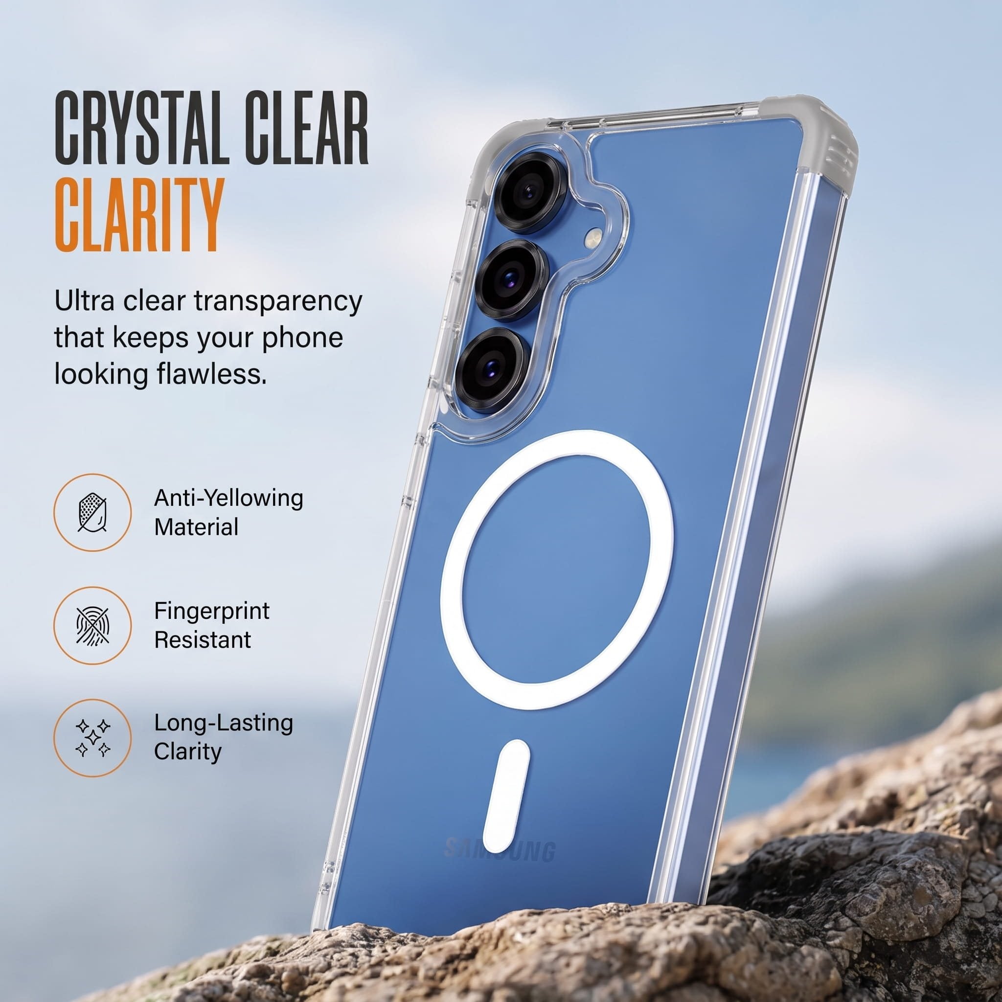 Samsung Galaxy S25 — Luma Transparent Case (2)