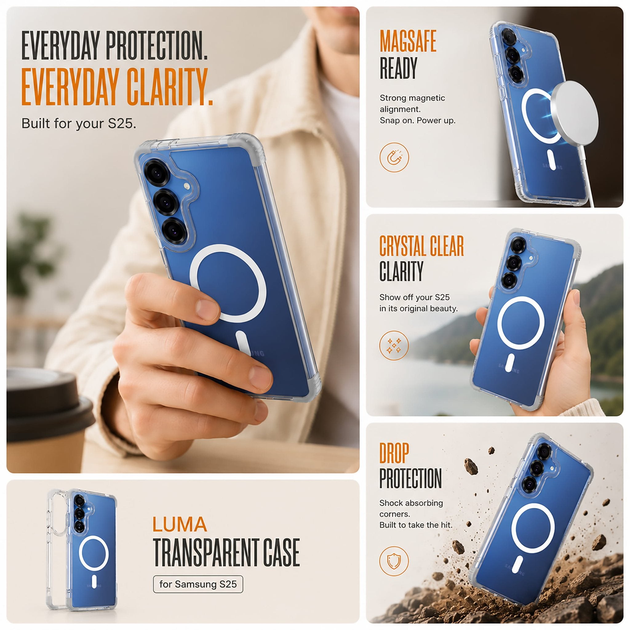 Samsung Galaxy S25 — Luma Transparent Case (11)