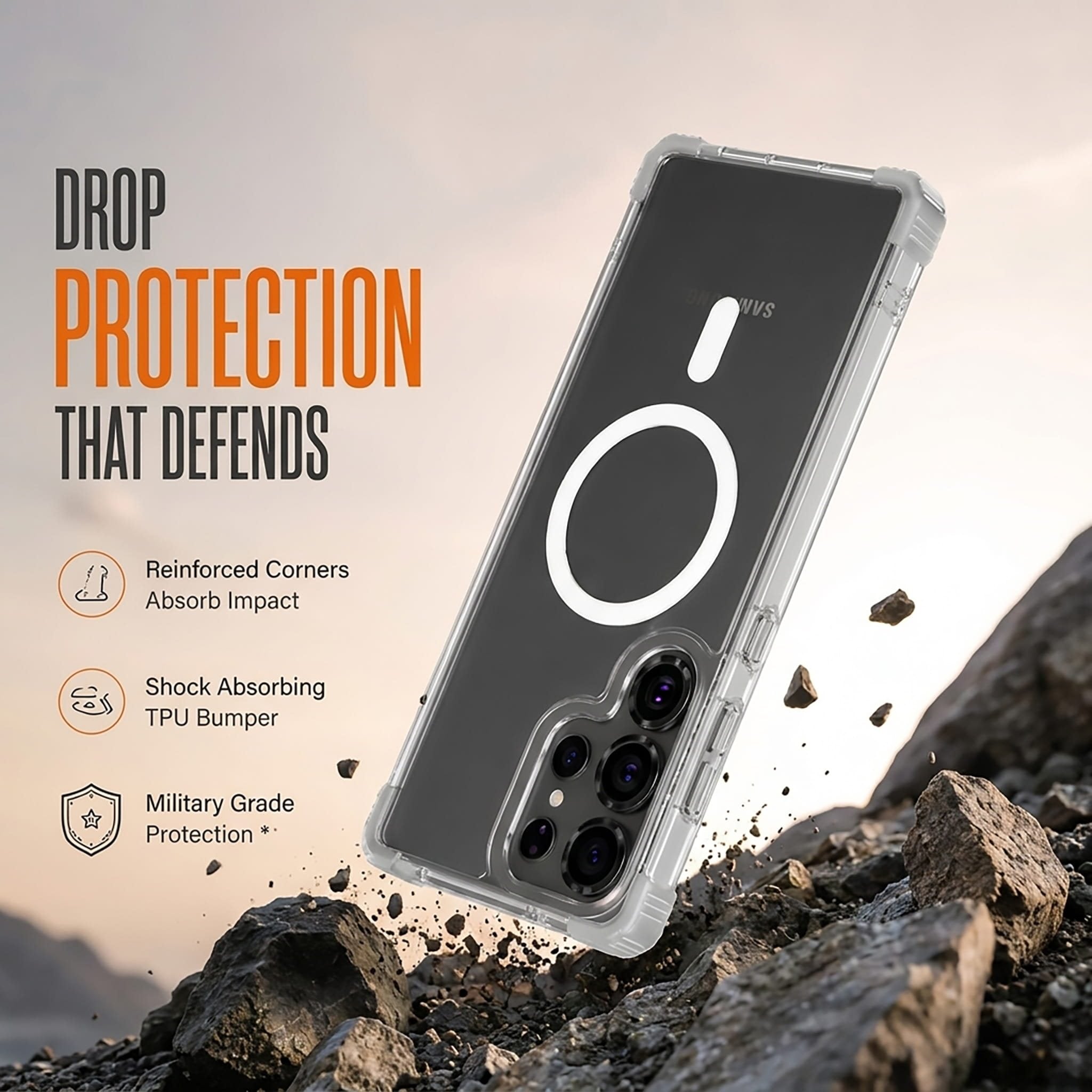 Samsung Galaxy S25 Ultra — Luma Transparent Case (5)