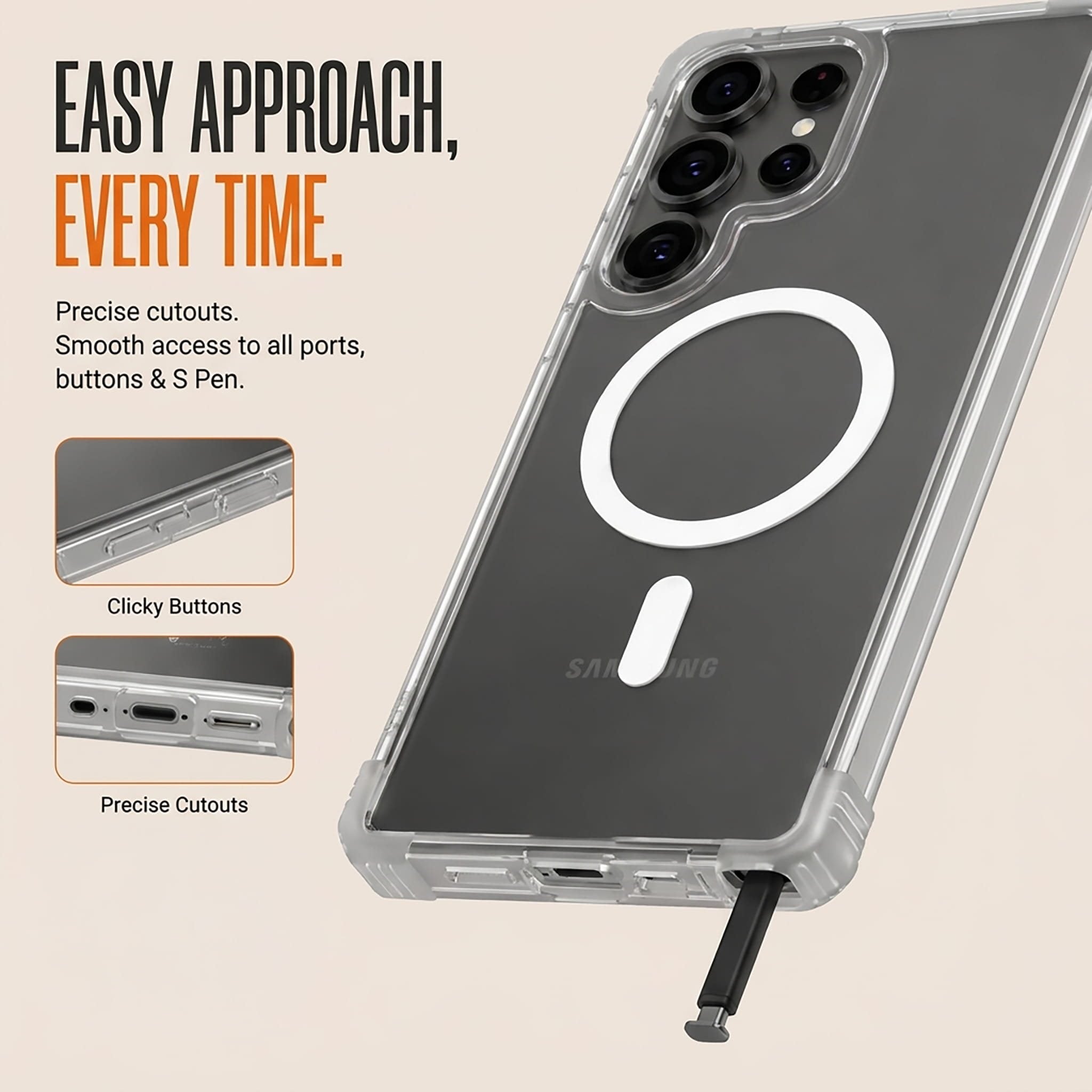 Samsung Galaxy S25 Ultra — Luma Transparent Case (9)