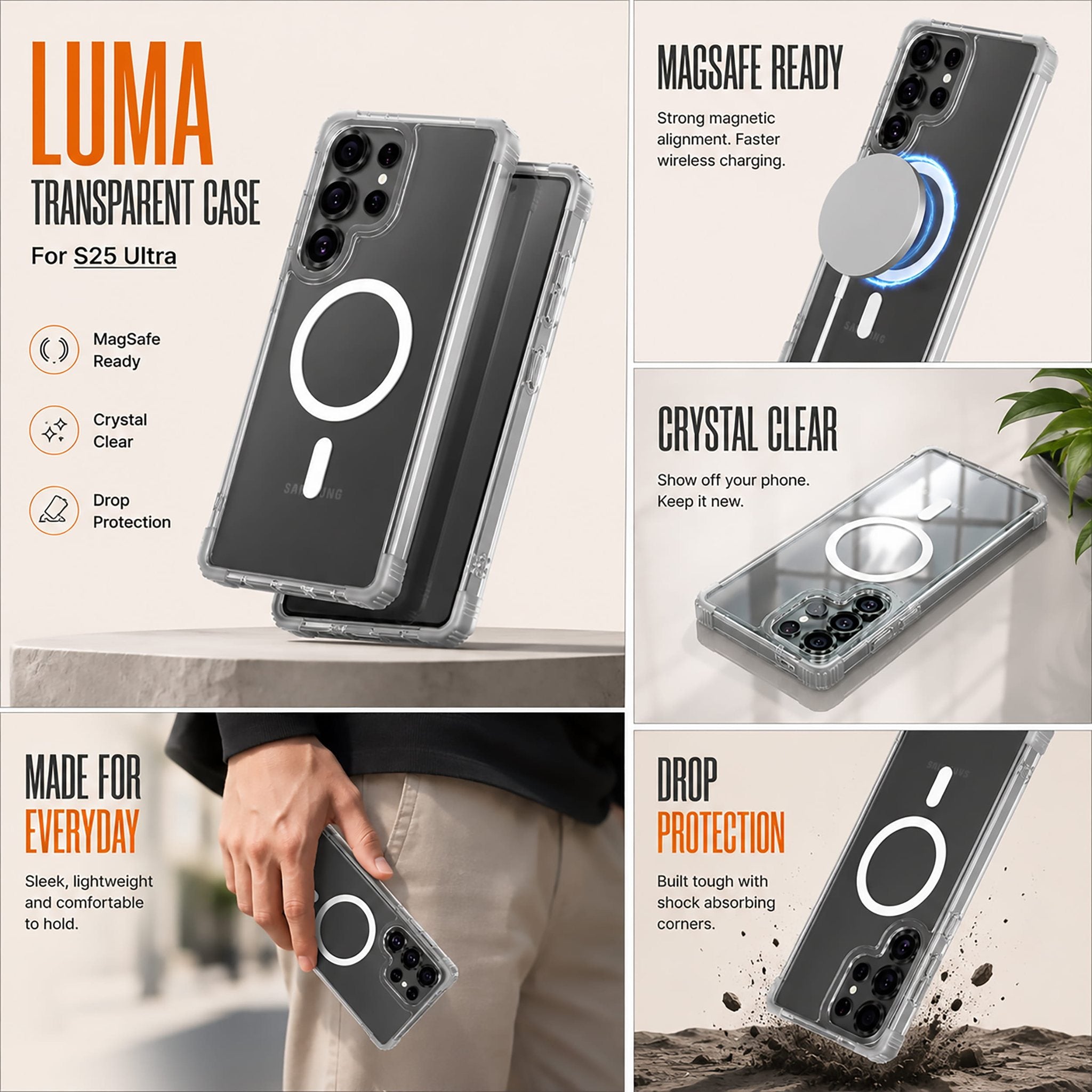 Samsung Galaxy S25 Ultra — Luma Transparent Case (12)