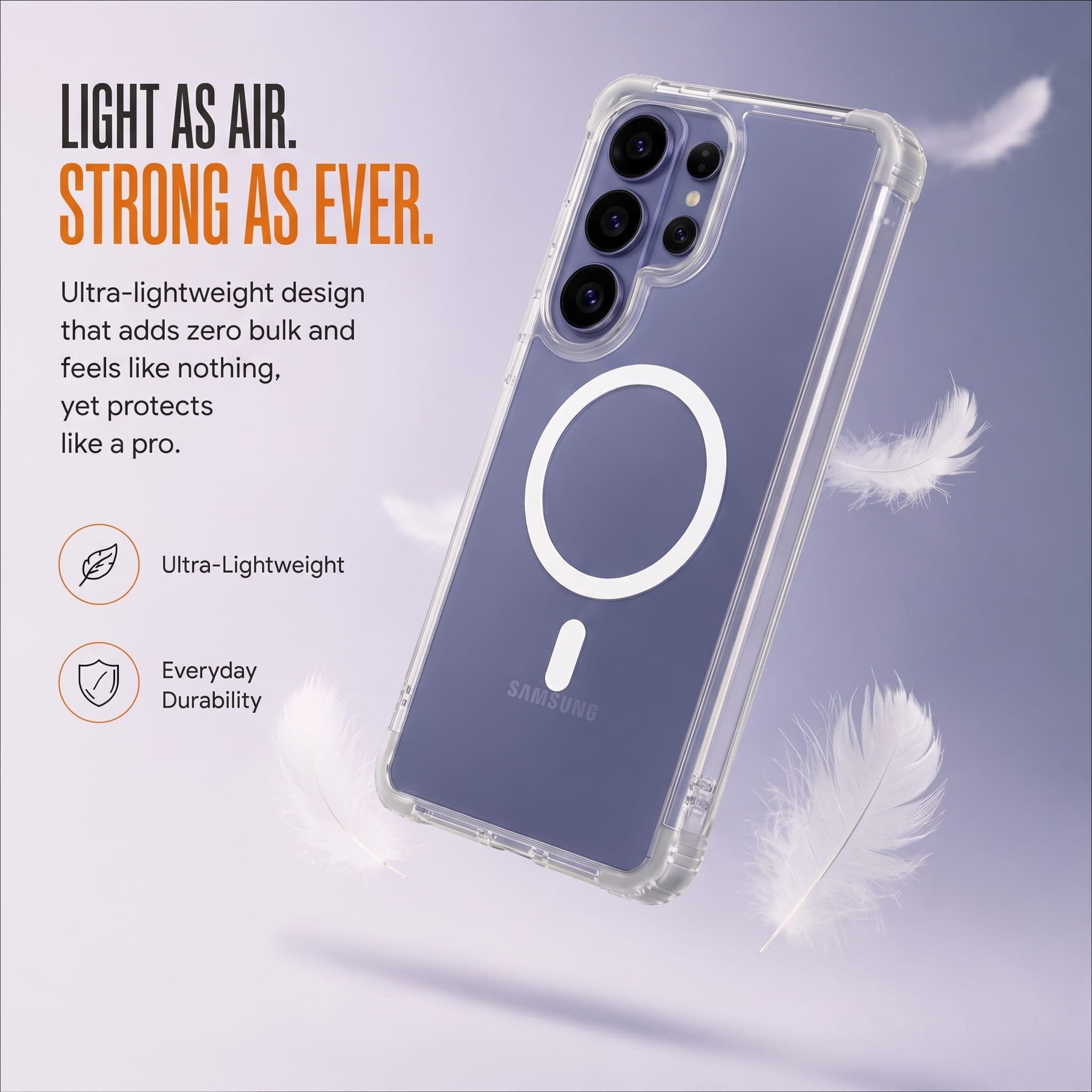 Samsung Galaxy S26 Ultra — Luma Transparent Case (9)