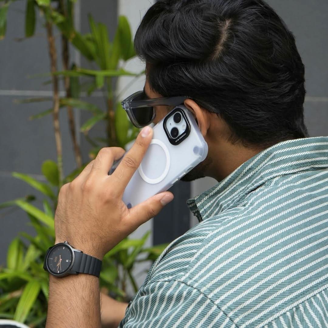 Ultimate 9-in-1 iPhone Protection Kit | Case + Tempered Glass + Lens Guard & 6 Metal Camera Rings(Exclusive)